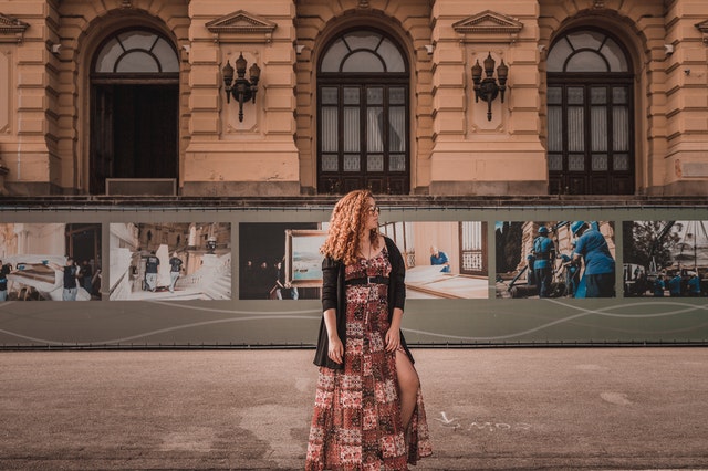 Woman standing for a photo